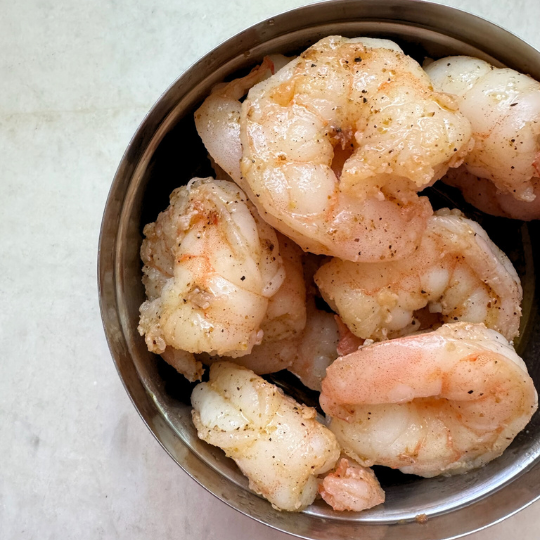 Stovetop: Chaat Masala Shrimp