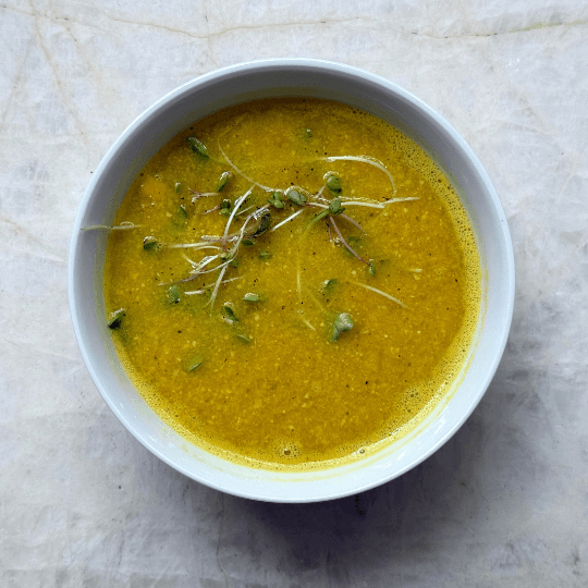 Instant Pot: Creamy Turmeric Corn Soup