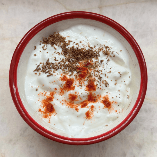 Side Note: Raita, Spiced Yogurt