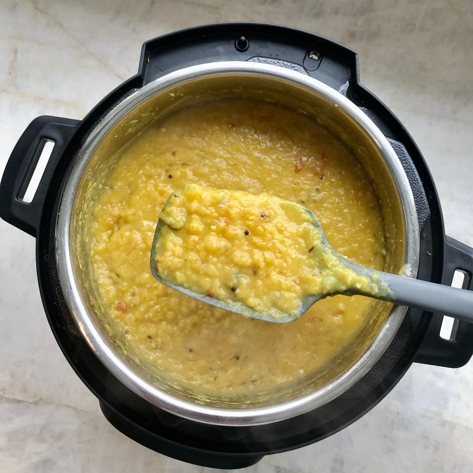 Instant Pot: South Indian Lentils with Curry Leaves - Indian As Apple Pie