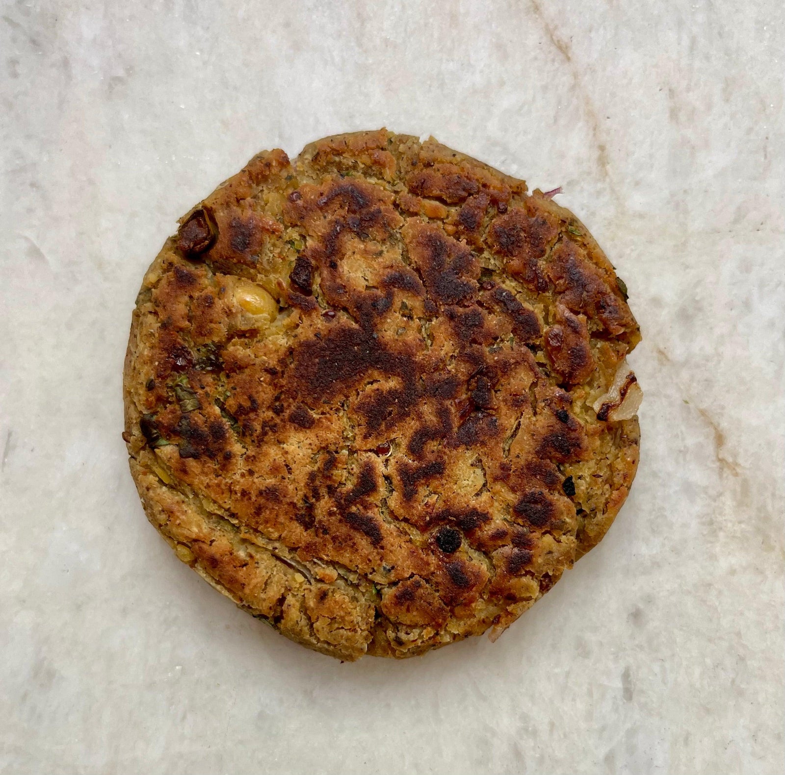 Stovetop: Masala Chickpea and Quinoa Veggie Burger