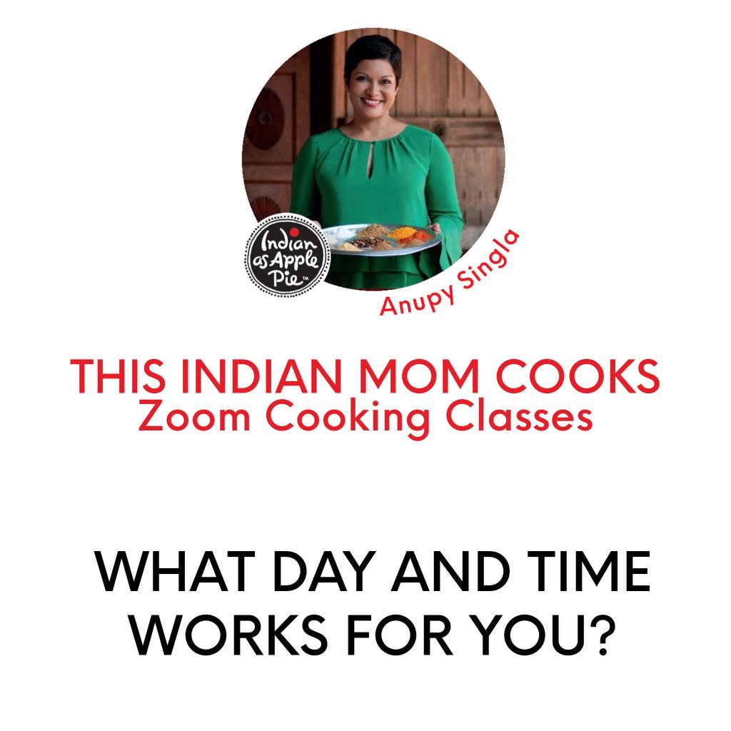 Zoom Indian Cooking Classes with 'This Indian Mom Cooks' Series