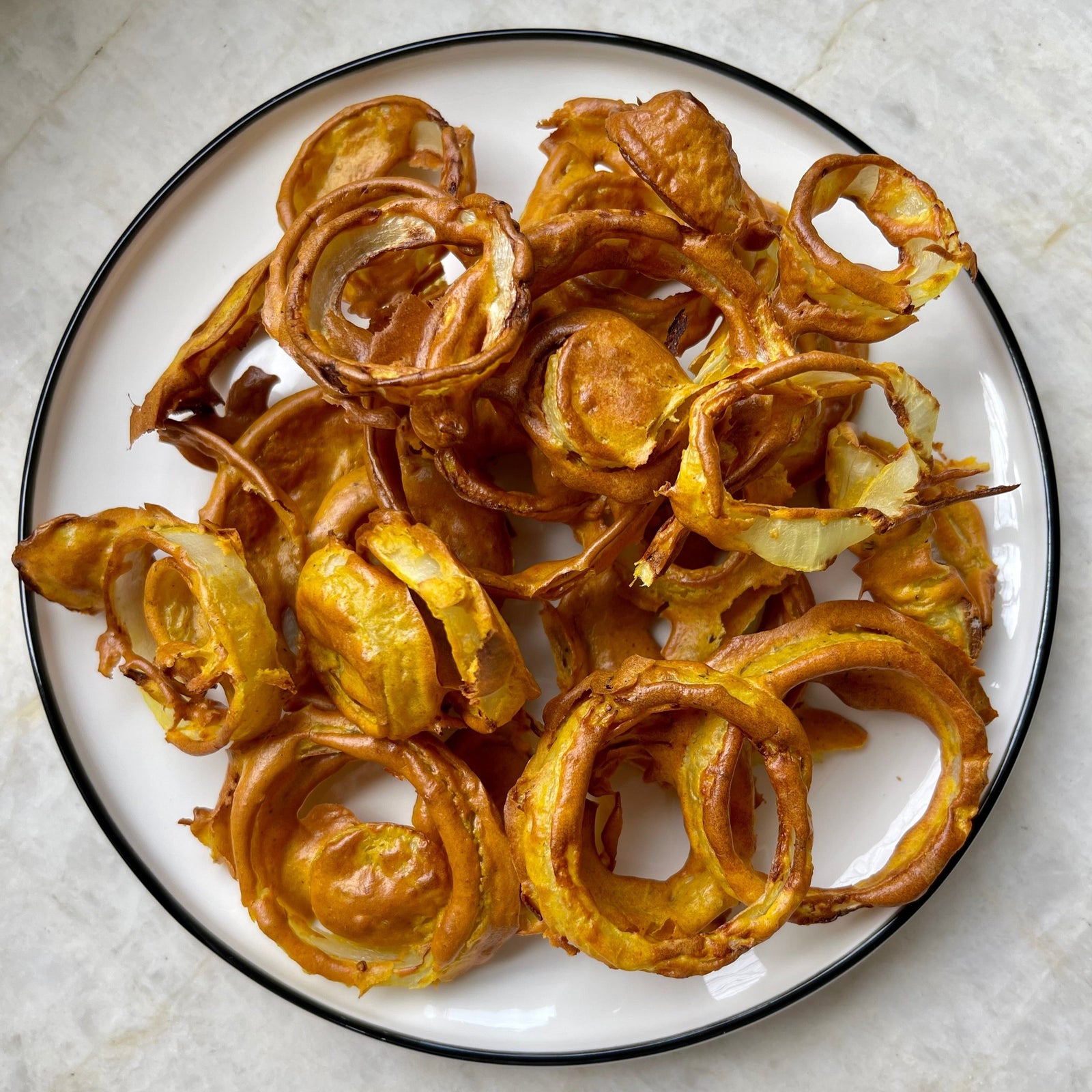 Air Fryer: Onion Pakora, Indian Onion Rings