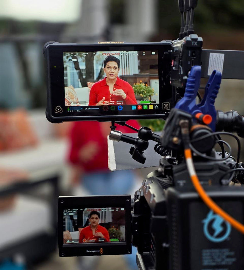 Anupy on video screen