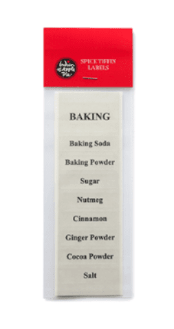 Spice Labels - Baking Spices - Indian As Apple Pie